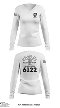 1-54th SFAB 34577989 Women's Long Sleeve V-neck Shirt - 3