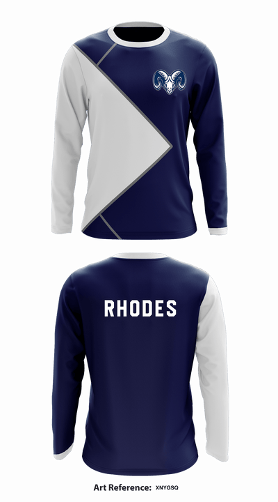 Rhodes 65073172 Long Sleeve Performance Shirt - 1