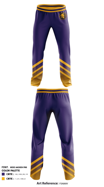 Pieper High School Cross Country 70107216 Sweatpants - 3