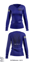 SSMP Detachment 71 50921061 Women's Long Sleeve V-neck Shirt - 4