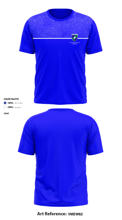 The Beacon School Baseball 68074261 Short Sleeve Performance Shirt - 1