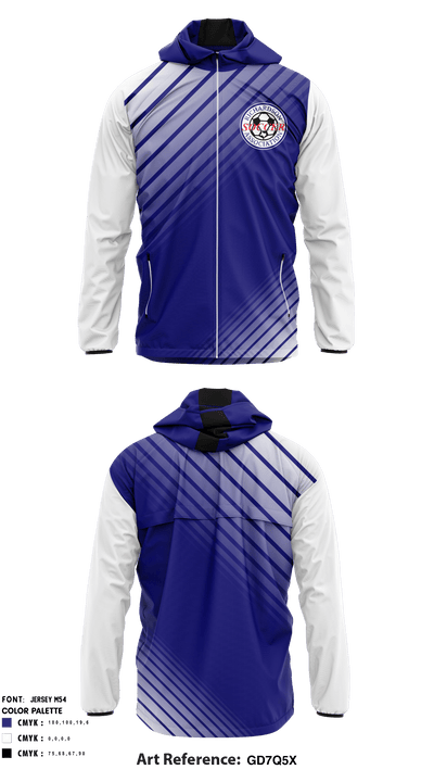 Richardson Soccer Association 30966251 Windbreaker - 1