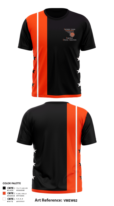 Southern Illinois Basketball Officials Association 64857236 Short Sleeve Shooting Shirt - 1