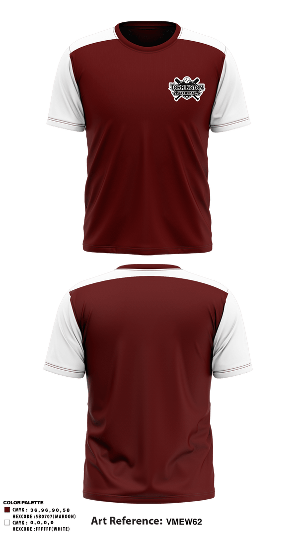 Short Sleeve Performance Shirt, Torrington Little League Baseball, Baseball, Teamtime, Team time, sublimation, custom sports apparel, team uniforms, spirit wear, spiritwear, sports uniforms, custom shirts, team store, custom team store, fundraiser sports, apparel fundraiser