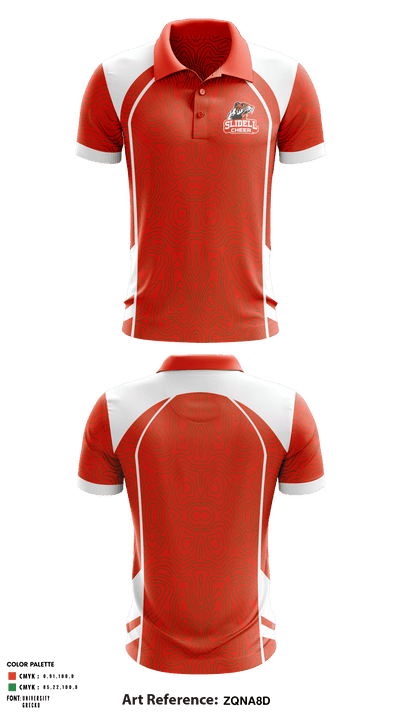 Slidell High School Cheer 49036575 Short Sleeve Performance Polo - 1