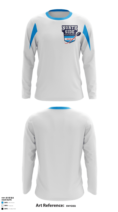 Northside Youth Football 90643687 Long Sleeve Shooting Shirt - 1