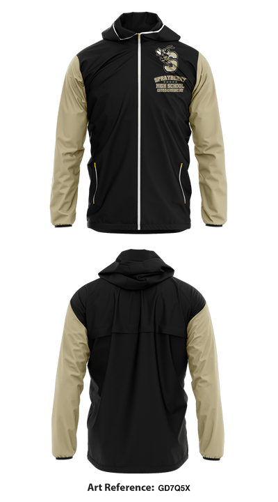Sprayberry High School Cross Country 9493980 Windbreaker - 1