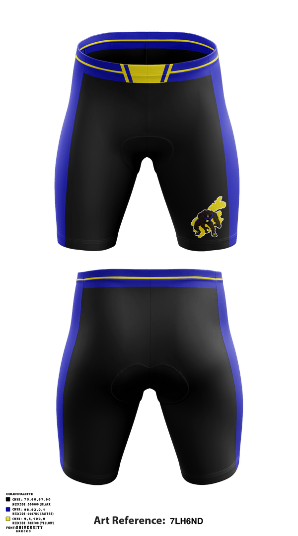 Men's Compression Shorts, Kodiak Wrestling Club, Wrestling, Teamtime, Team time, sublimation, custom sports apparel, team uniforms, spirit wear, spiritwear, sports uniforms, custom shirts, team store, custom team store, fundraiser sports, apparel fundraiser