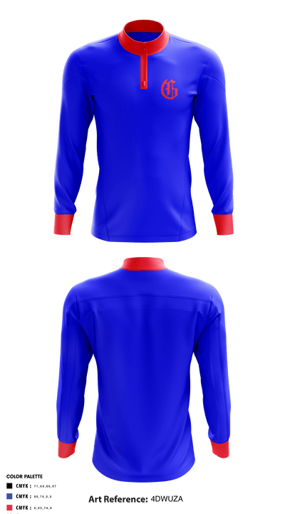 Grapevine Mustangs 91770240 Quarter Zip Jacket - 2