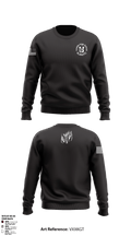 Uvalde High School NJROTC 7573080 Crew Neck Sweatshirt - 3