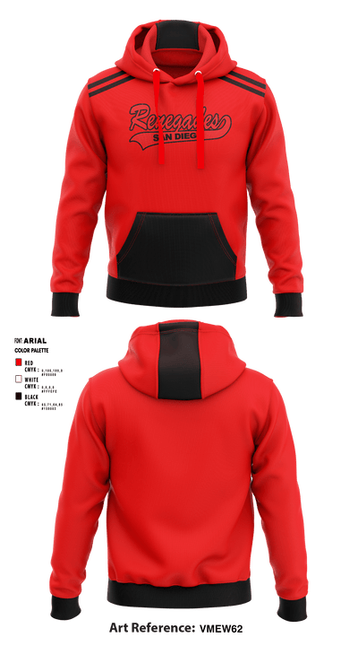 San Diego Renegades 57590019 Hoodie - 2