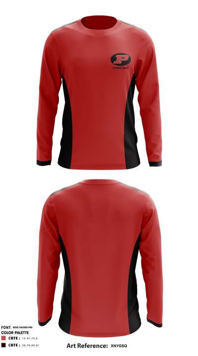 Pisgah high school 44927683 Long Sleeve Performance Shirt - 1