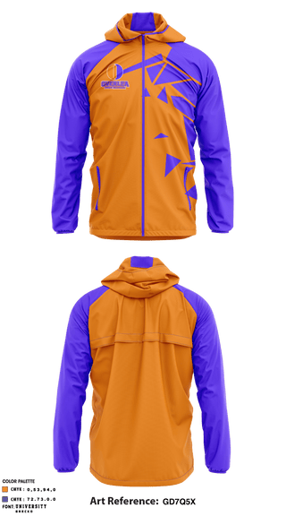Windbreaker, Overlea High School, , Teamtime, Team time, sublimation, custom sports apparel, team uniforms, spirit wear, spiritwear, sports uniforms, custom shirts, team store, custom team store, fundraiser sports, apparel fundraiser
