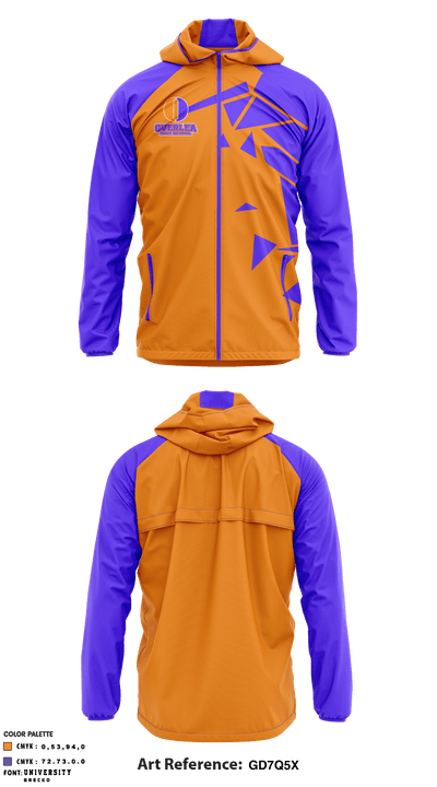 Overlea High School 67835442 Windbreaker - 1