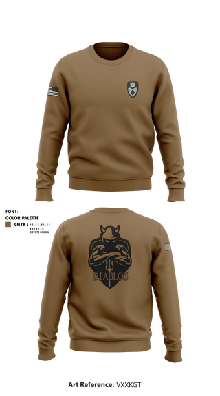 Crew Neck Sweatshirt, , Army, Teamtime, Team time, sublimation, custom sports apparel, team uniforms, spirit wear, spiritwear, sports uniforms, custom shirts, team store, custom team store, fundraiser sports, apparel fundraiser