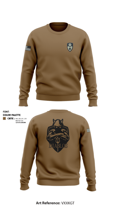 Diablos 76430974 Crew Neck Sweatshirt - 1
