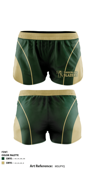 Timberline High School Cheer 28646188 Women's Shorts - 1