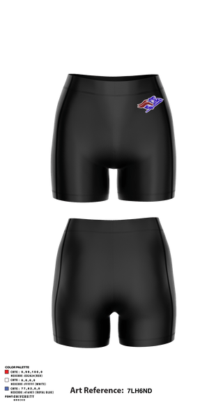 Women's Compression Shorts, Douglas High School Track, Track & Field, Teamtime, Team time, sublimation, custom sports apparel, team uniforms, spirit wear, spiritwear, sports uniforms, custom shirts, team store, custom team store, fundraiser sports, apparel fundraiser