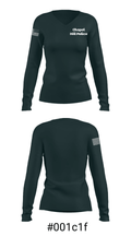 Chapel Hill Police 42645715 Women's Long Sleeve V-neck Shirt - 37