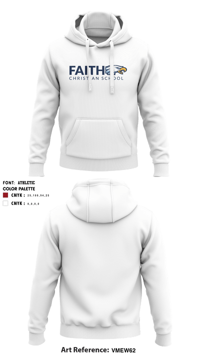 Faith Christian High School 46595292 Hoodie - 4
