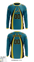 NE Thunder Football 21044517 Long Sleeve Performance Shirt - 2