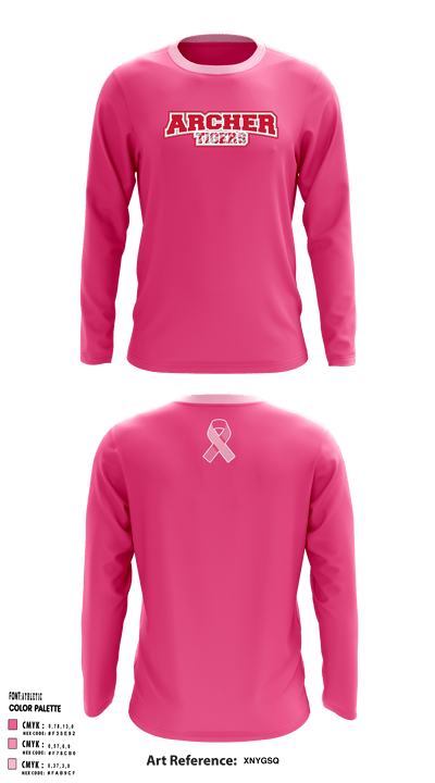 Archer Athletic Association 85302557 Long Sleeve Performance Shirt - 14