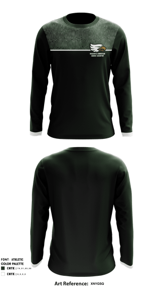 Long Sleeve Performance Shirt, Ouachita Christian School Cross Country, Cross Country, Teamtime, Team time, sublimation, custom sports apparel, team uniforms, spirit wear, spiritwear, sports uniforms, custom shirts, team store, custom team store, fundraiser sports, apparel fundraiser