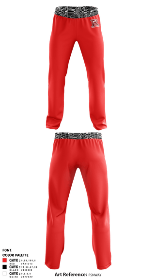 Sweatpants, Renton Redhawks, Tennis, Teamtime, Team time, sublimation, custom sports apparel, team uniforms, spirit wear, spiritwear, sports uniforms, custom shirts, team store, custom team store, fundraiser sports, apparel fundraiser