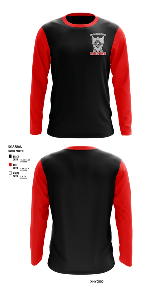 Long Sleeve Performance Shirt, Rivera Raiders, Softball, Teamtime, Team time, sublimation, custom sports apparel, team uniforms, spirit wear, spiritwear, sports uniforms, custom shirts, team store, custom team store, fundraiser sports, apparel fundraiser