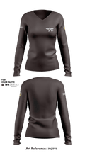 Salisbury Police Special Response Team 60384569 Women's Long Sleeve V-neck Shirt - 1