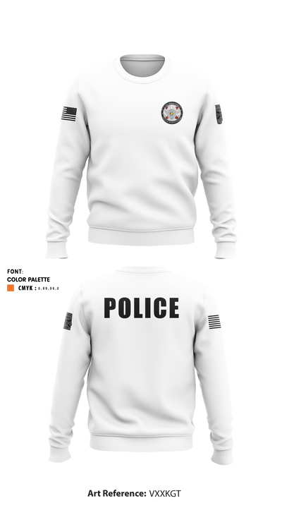 Bay Minette Police Department 41328135 Crew Neck Sweatshirt - 8