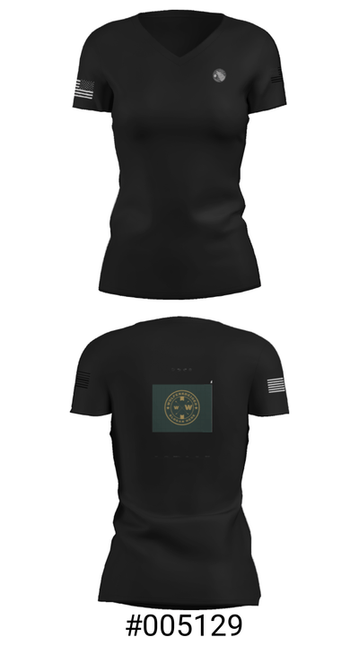 Wulfenkrieger 67748989 Women's Short Sleeve V-neck Shirt - 33