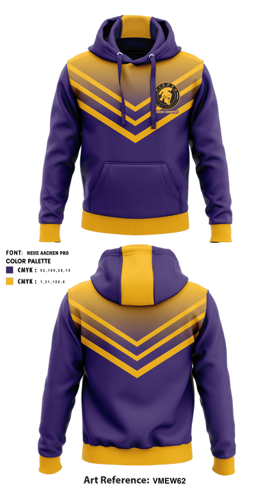 Pieper High School Cross Country 70107216 Hoodie - 3