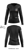 6th Maintenance Squadron 29642778 Women's Long Sleeve V-neck Shirt - 3