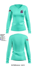 Killswitch force 67580825 Women's Long Sleeve V-neck Shirt - 2