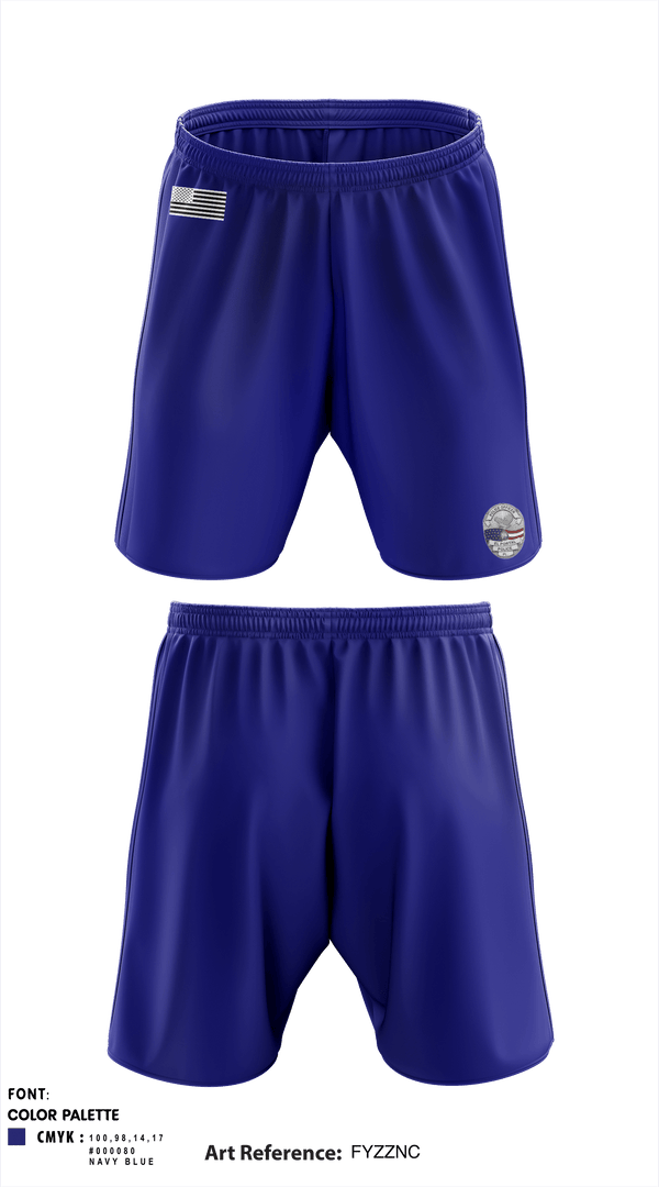Athletic Shorts With Pockets, , Police, Teamtime, Team time, sublimation, custom sports apparel, team uniforms, spirit wear, spiritwear, sports uniforms, custom shirts, team store, custom team store, fundraiser sports, apparel fundraiser