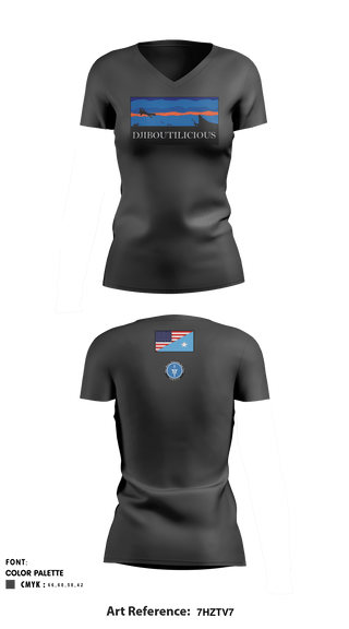 Women's Short Sleeve Vneck Shirt, , Army, Teamtime, Team time, sublimation, custom sports apparel, team uniforms, spirit wear, spiritwear, sports uniforms, custom shirts, team store, custom team store, fundraiser sports, apparel fundraiser