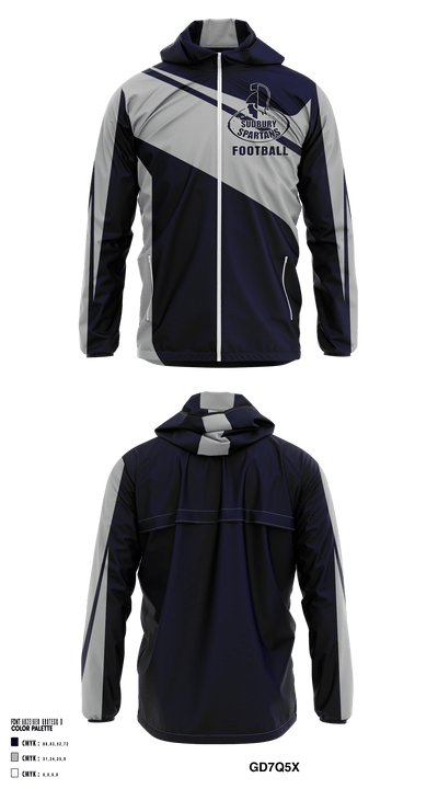 Sudbury Spartans 95622360 Windbreaker - 1