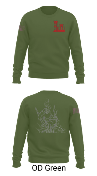 Crew Neck Sweatshirt, , Army, Teamtime, Team time, sublimation, custom sports apparel, team uniforms, spirit wear, spiritwear, sports uniforms, custom shirts, team store, custom team store, fundraiser sports, apparel fundraiser