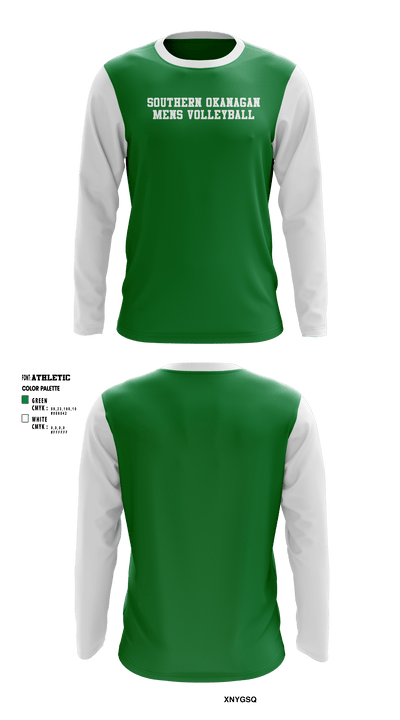 Southern Okanagan Volleyball Club 75087463 Long Sleeve Performance Shirt - 1