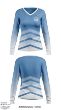 R B Stall High School Volleyball 96742384 Long Sleeve Performance Shirt - 1