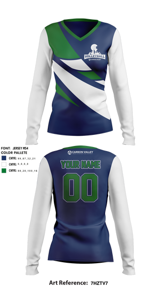 Women's Long Sleeve Vneck Shirt, Carbon Valley Parks and Recreation, School Spirit Store, Teamtime, Team time, sublimation, custom sports apparel, team uniforms, spirit wear, spiritwear, sports uniforms, custom shirts, team store, custom team store, fundraiser sports, apparel fundraiser