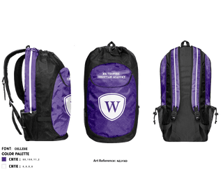 Gear Bag, Whitesburg Christian Academy Women's Volleyball, Women's Volleyball, Teamtime, Team time, sublimation, custom sports apparel, team uniforms, spirit wear, spiritwear, sports uniforms, custom shirts, team store, custom team store, fundraiser sports, apparel fundraiser