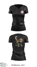 C-Shift Cool Cats 12896610 Women's Short Sleeve V-neck Shirt - 1