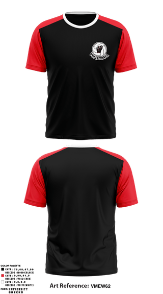 Short Sleeve Performance Shirt, Weaver Bearcats, Women's Volleyball, Teamtime, Team time, sublimation, custom sports apparel, team uniforms, spirit wear, spiritwear, sports uniforms, custom shirts, team store, custom team store, fundraiser sports, apparel fundraiser