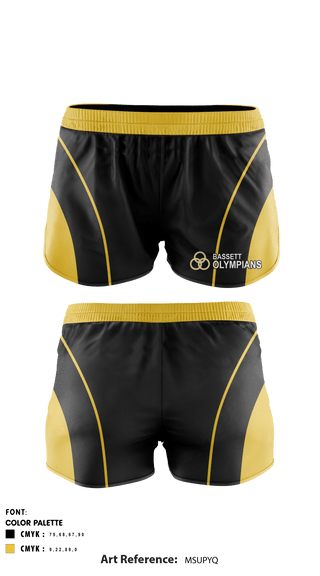 Women's Shorts, Bassett High School Cheer, School Spirit Store, Teamtime, Team time, sublimation, custom sports apparel, team uniforms, spirit wear, spiritwear, sports uniforms, custom shirts, team store, custom team store, fundraiser sports, apparel fundraiser