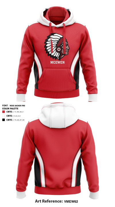 Mcewen High School Golf 67359910 Hoodie - 2