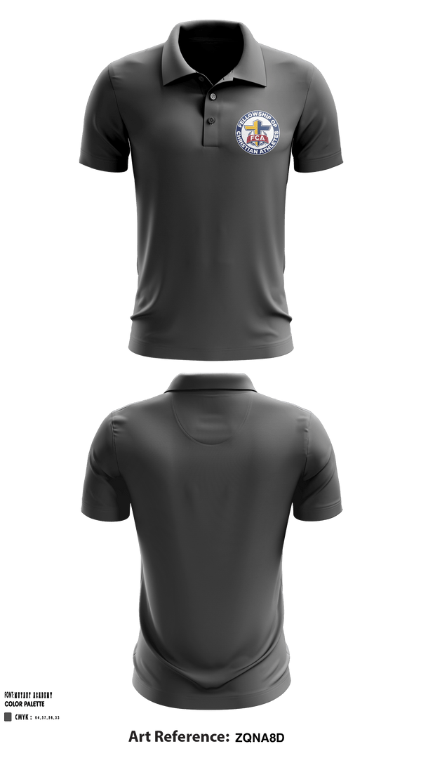 Short Sleeve Performance Polo, Fellowship of Christian Athletes, Football, Teamtime, Team time, sublimation, custom sports apparel, team uniforms, spirit wear, spiritwear, sports uniforms, custom shirts, team store, custom team store, fundraiser sports, apparel fundraiser