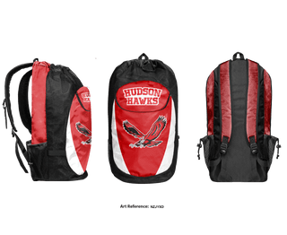 Gear Bag, Hudson Hawks, School Spirit Store, Teamtime, Team time, sublimation, custom sports apparel, team uniforms, spirit wear, spiritwear, sports uniforms, custom shirts, team store, custom team store, fundraiser sports, apparel fundraiser