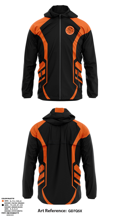 Tiger Wrestling 95214865 Windbreaker - 3
